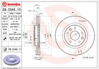 Brembo 09.C545.11 Disc Brake Rotor - Front - view 2