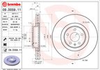 Brembo 09.D059.11 Disc Brake Rotor - Front - view 7