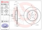 Brembo 09.D246.11 Disc Brake Rotor - Rear - view 6