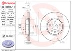 Brembo 09.D392.11 Disc Brake Rotor - Front - view 6
