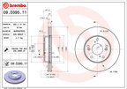 Brembo 09.D395.11 Disc Brake Rotor - Front - view 2
