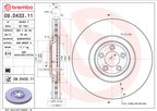 Brembo 09.D433.11 Disc Brake Rotor - Front - view 6