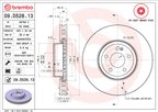 Brembo 09.D528.13 Disc Brake Rotor - Front - view 6