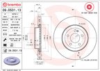 Brembo 09.D531.13 Disc Brake Rotor - Rear - view 6
