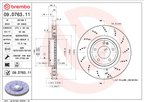 Brembo 09.D763.11 Disc Brake Rotor - Rear - view 6