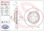 Brembo 09.E034.11 Disc Brake Rotor - Front - view 6