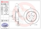Brembo 09.E098.11 Disc Brake Rotor - Rear - view 6