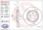 Brembo 09.E232.11 Disc Brake Rotor - Front - view 6