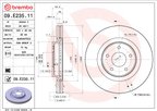 Brembo 09.E235.11 Disc Brake Rotor - Front - view 6