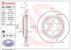 Brembo 09.E293.11 Disc Brake Rotor - Rear - view 6