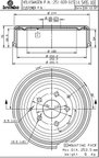 Brembo 14.5495.10 Brake Drum - Rear - view 3
