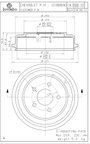 Brembo 14.B580.10 Brake Drum - Rear - view 3