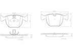 Brembo P06021N Disc Brake Pad Set - Front - view 3