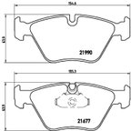 Brembo P06065 Disc Brake Pad Set - Front - view 3