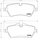 Brembo P06086 Disc Brake Pad Set - Front - view 4