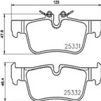 Brembo P06094 Disc Brake Pad Set - Rear - view 5