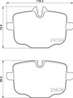 Brembo P06101N Disc Brake Pad Set - Rear - view 3