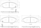 Brembo P09016N Disc Brake Pad Set - Front - view 4
