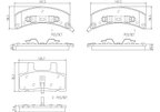 Brembo P10021N Disc Brake Pad Set - Front - view 4