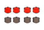 Brembo P10067N Disc Brake Pad Set - Rear - view 1