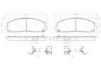 Brembo P11035N Disc Brake Pad Set - Front - view 5
