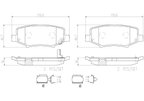 Brembo P18024N Disc Brake Pad Set - Rear - view 5