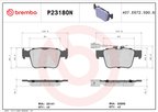 Brembo P23180N Disc Brake Pad Set - Rear - view 1