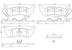 Brembo P24137N Disc Brake Pad Set - Rear - view 3