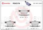 Brembo P24217N Disc Brake Pad Set - Rear - view 3