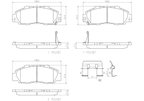 Brembo P28026N Disc Brake Pad Set - Front - view 3