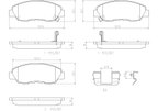 Brembo P28042N Disc Brake Pad Set - Front - view 3