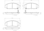 Brembo P28047N Disc Brake Pad Set - Front - view 3