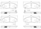 Brembo P28073N Disc Brake Pad Set - Front - view 4