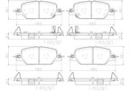 Brembo P28097N Disc Brake Pad Set - Rear - view 3