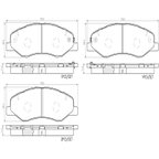 Brembo P28102N Disc Brake Pad Set - Front - view 2