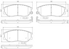 Brembo P30028N Disc Brake Pad Set - Front - view 4