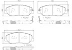 Brembo P30072N Disc Brake Pad Set - Front - view 3
