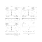 Brembo P30113N Disc Brake Pad Set - Front - view 2