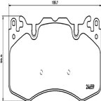 Brembo P44023 Disc Brake Pad Set - Front - view 3