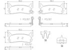 Brembo P49021N Disc Brake Pad Set - Rear - view 4