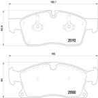 Brembo P50108 Disc Brake Pad Set - Front - view 3
