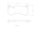 Brembo P50127N Disc Brake Pad Set - Front - view 6