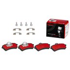 Brembo P50130N Disc Brake Pad Set - Rear - view 6