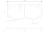 Brembo P50134N Disc Brake Pad Set - Front - view 4