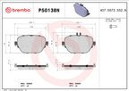 Brembo P50138N Disc Brake Pad Set - Rear - view 4