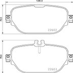 Brembo P50138 Disc Brake Pad Set - Rear - view 4