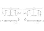 Brembo P56104N Disc Brake Pad Set - Front - view 4