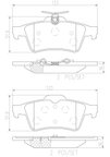 Brembo P59042N Disc Brake Pad Set - Rear - view 5