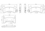 Brembo P59063N Disc Brake Pad Set - Front or Rear - view 3