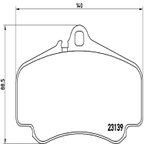 Brembo P65011 Disc Brake Pad Set - Front - view 3